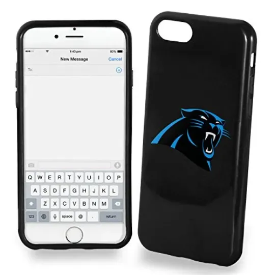 football Carolina Panthers Soft Case For iPhone SE (2022-20) 8, 7 (4.7")