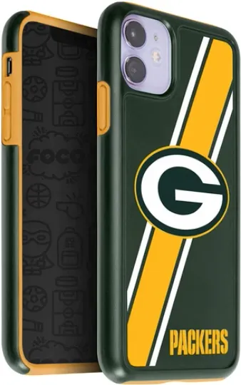 football Green Bay Packers Dual Hybrid Case for iPhone 11 & XR (6.1")
