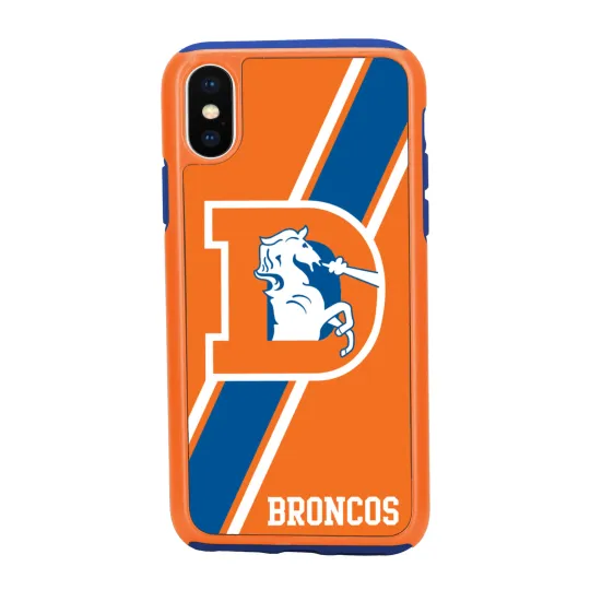 football Denver Broncos Retro Dual Hybrid Case for iPhone XR (6.1")