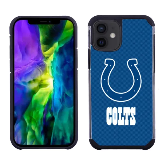 Discover football Indianapolis Colts Textured Case for iPhone 12 & 12 Pro (6.1")