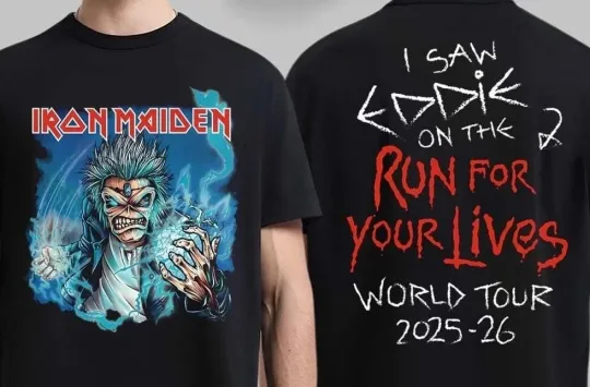 Discover Iron Maiden 2025 Europe Tour Unisex T-Shirt