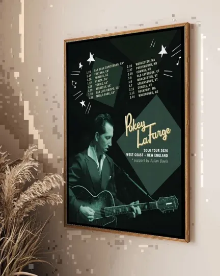 Discover Pokey LaFarge Solo 2026 Tour Poster