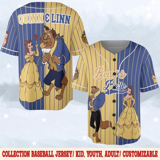 Discover Personalized Disney Couple Baseball Jersey