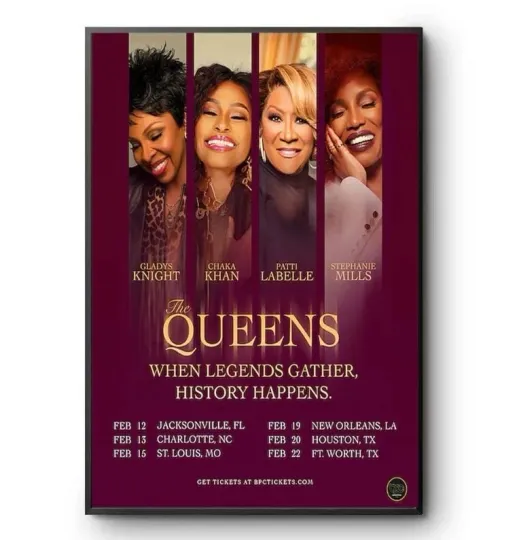 Discover The Queens Tour 2026 Poster