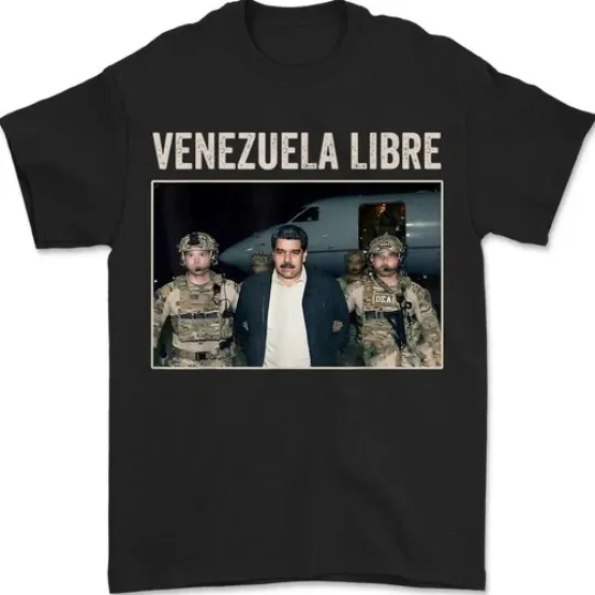 Discover Venezuela Libre Funny Nicolas Maduro Captured T-Shirt
