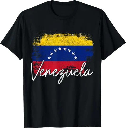Discover Venezuela Vintage Flag Venezuelan Pride Roots Unisex T-Shirt