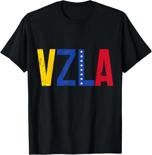 Discover VZLA Vintage Pride Venezuelan Flag We Love Venezuela Unisex T-Shirt