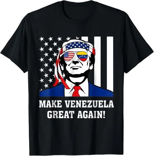 Discover Trump Make Venezuela Great Again Venezuela Freedom Unisex T-Shirt