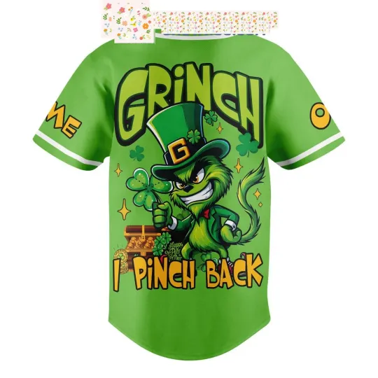 Discover funny character St. Patrick s Day Fan Personalized Baseball Jersey