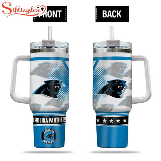 Carolina Panthers Amazing Design football Tumbler 40Oz