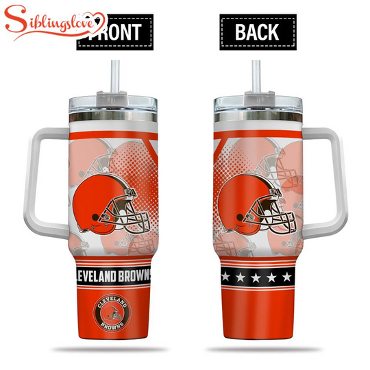 Cleveland Browns Amazing Design football Tumbler 40Oz