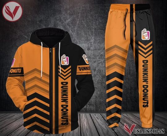 Dunkin’ Donuts Personalized Combo 3D Hoodie, Zip Hoodie And Joggers Sports Fans
