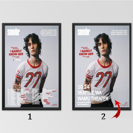 Custom Sombr 2025 Vertical Poster