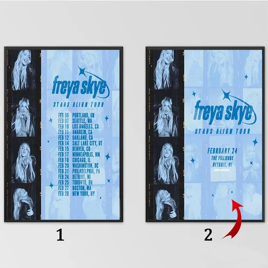 Discover Freya Skye 2026 Poster, Home Decor