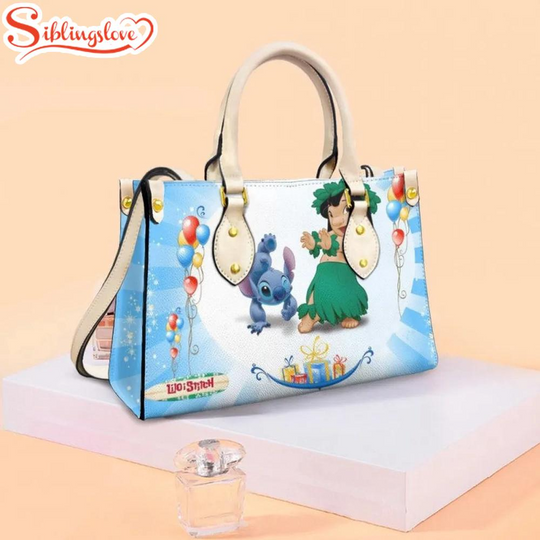 Discover Lilo And Stitch Dancing Leather Handbag