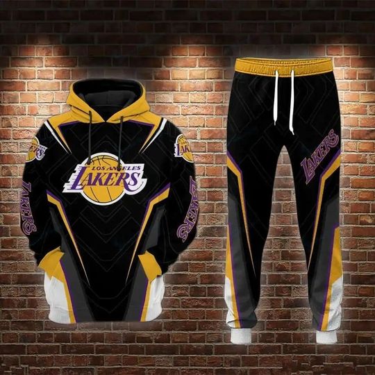 Los Angeles Lakers Hoodie Jogger Set