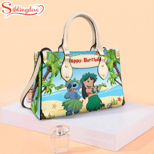 Discover Stitch Dancing On The Beach Leather Handbag