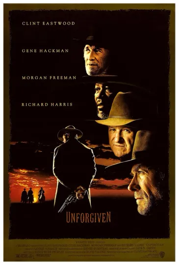 Discover Unforgiven - Clint Eastwood - Movie Poster - US Version