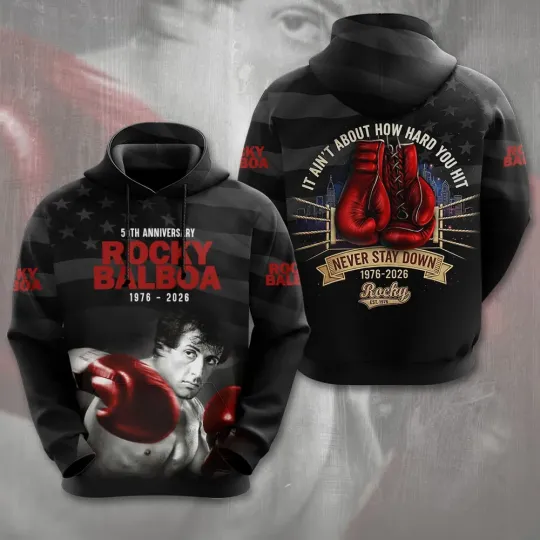 Discover Rocky 50th Anniversary 3D Apparel –  9262