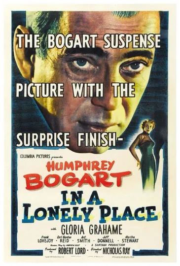 In a Lonely Place 1950 Vintage Movie Poster