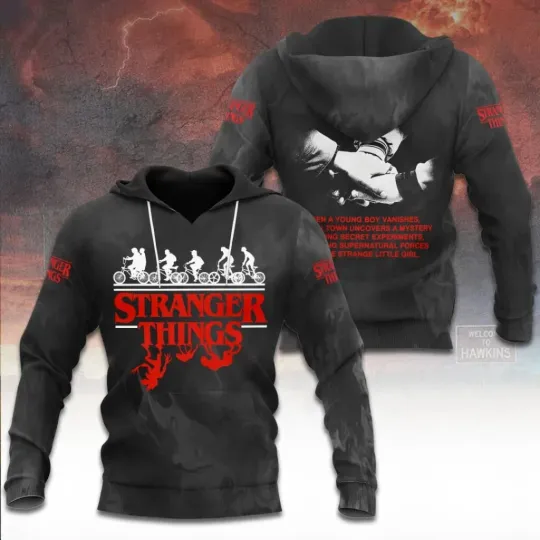 Stranger Things 3D Hoodie