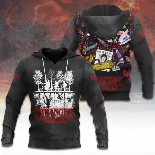 Discover Stranger Things 3D Apparel  Hoodie 2025