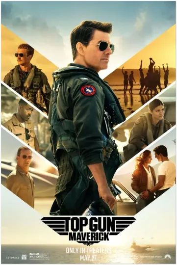 Discover Top Gun Maverick Movie Poster 2022 Premium Matte Vertical Poster