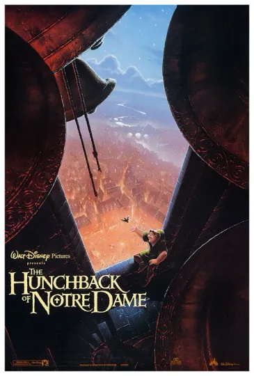 Discover The Hunchback of ND Disney Movie Poster 1996 US Release Vertical Premium Matte