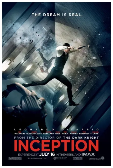 Discover Inception 2010 v3 Premium Matte Vertical Movie Poster