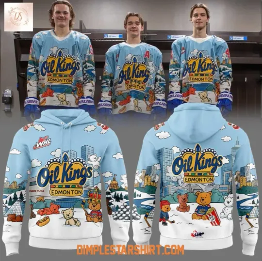 Discover Edmonton Bear Toss 2025 Hoodie 3D Gift For Valentine