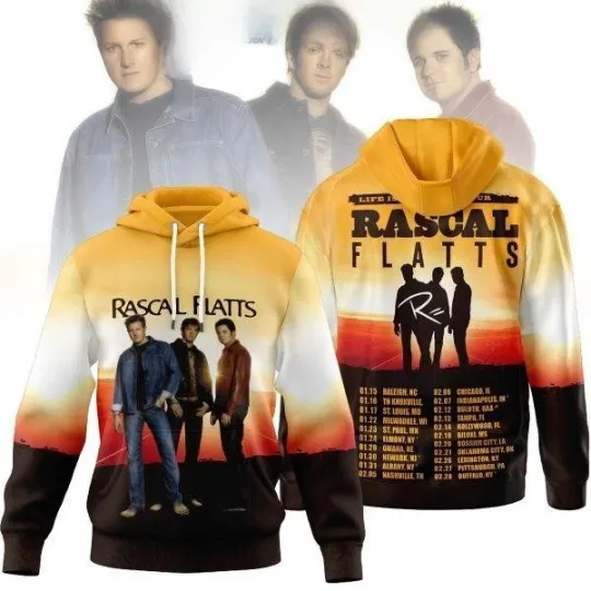 Discover Rascal Flatts Life Is A Highway Tour Hoodie