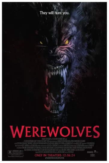 Discover Werewolves 2024 Premium Vertical Movie Poster