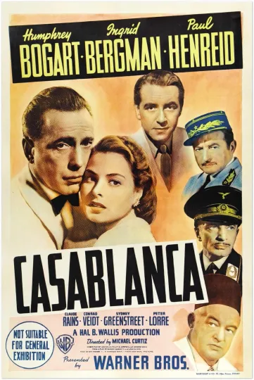 Discover Casablanca - Vintage Movie Poster - US Release #5