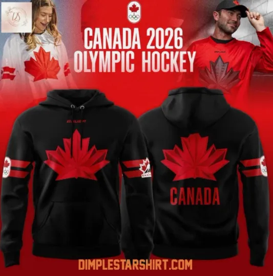Discover Canada Olympic Hockey 2026 3D Hoodie Gift For Valentine