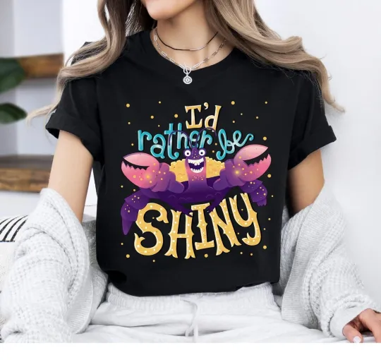 Discover Disney T-Shirt Moana 2 Movie Tamatoa I'd Rather Be Shiny Unisex #4