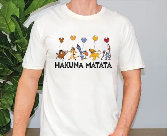 Discover Disney T-Shirt Hakuna Matata Lion King Unisex #3