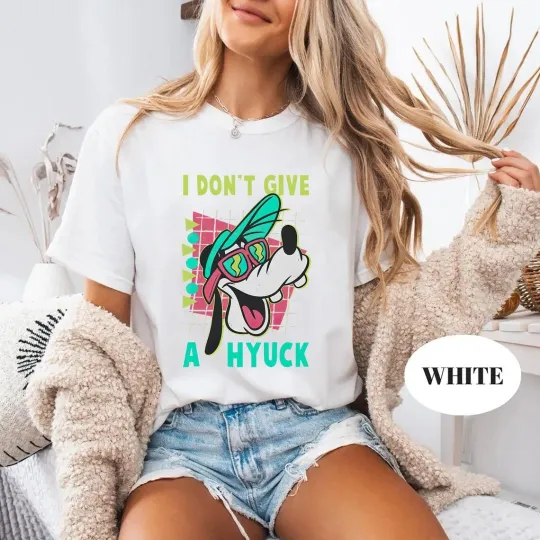Discover Disney T-Shirt  Goofy Shirt I Don't Give A Hyuck Unisex #3