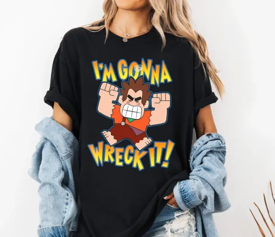 Disney T-Shirt Wreck-it Ralph Breaks The Internet Cute Unisex #3