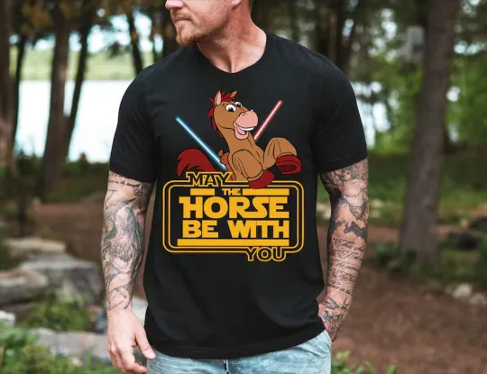 Discover Disney May The Horse Be With You Star Wars Shirt, Galaxy's Edge Shirt