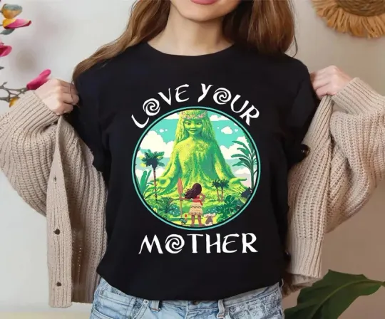 Discover Love Your Mother Shirt, Disney Te Fiti Shirt, Disney Mama T-Shirt