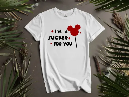 Discover Disney A Sucker You Girlfriend Lollipop Valentine T-