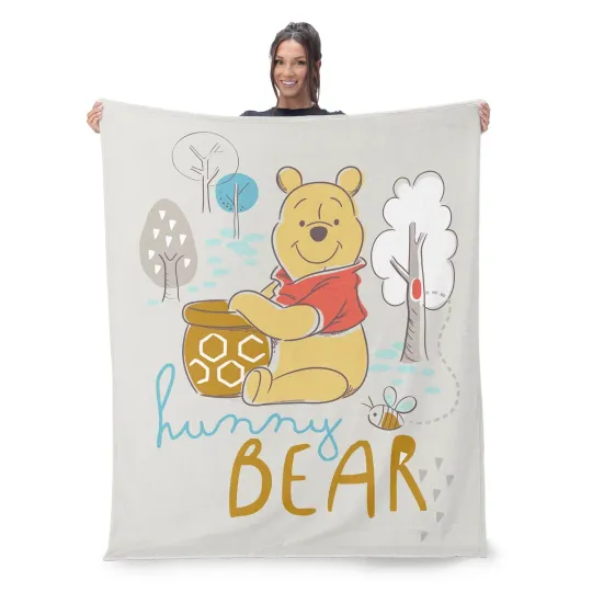Discover Disney Winnie The Pooh Hunny Bear Disney Fleece Blanket