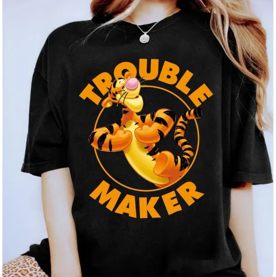 Discover Disney T-Shirt Winnie The Pooh Tigger Trouble  Unisex