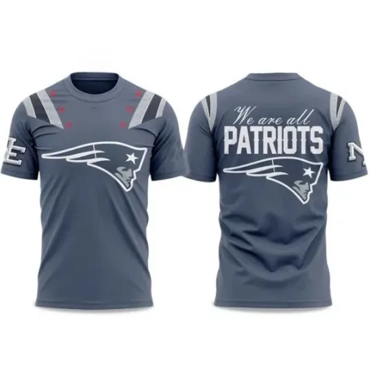 Discover Patriots Rivalries Nor'Easter Storm Blue 2025 T-Shirt