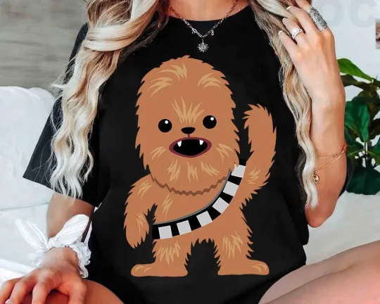 Discover Disney T-Shirt Star Wars Chewbacca Chibi Unisex 6