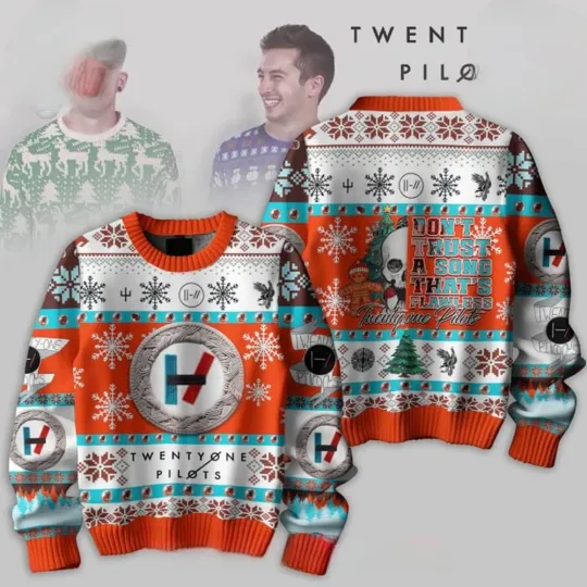 Discover 21 Pilots Flawless Christmas Ugly Sweater
