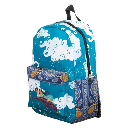 Discover Disney Aladdin Live Action Sublimated Backpack NEW Bag School