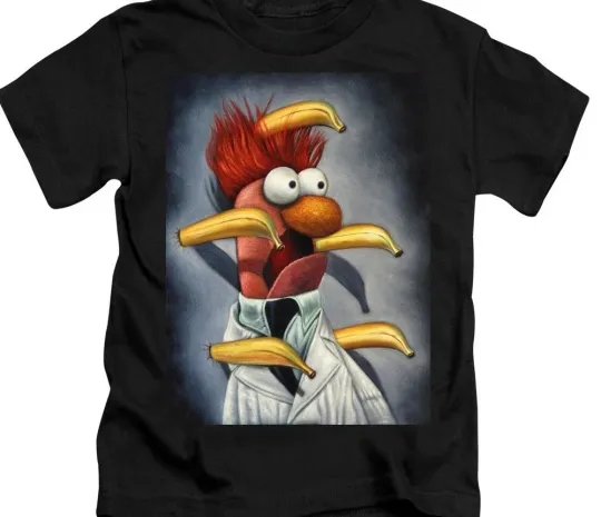 Discover Beaker Portrait Muppet Character T-Shirt