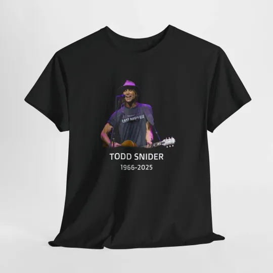 Discover Todd Snider Rest In Peace 1966 2025 T-Shirt