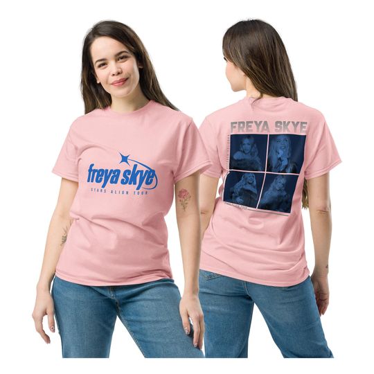 Discover Two Sided Freya Skye Tour 2026 Shirt / Vintage Stars Align Concert T-Shirt